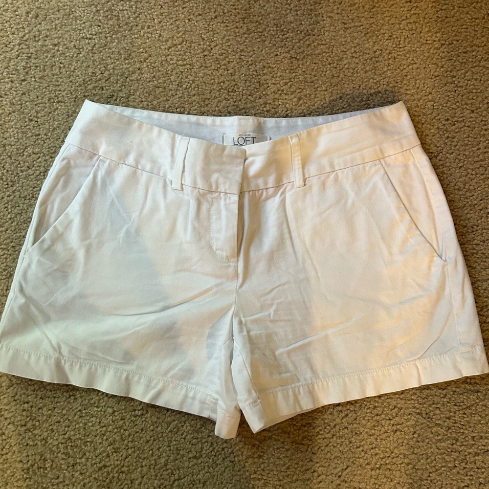 LOFT White  Shorts Casual Cotton